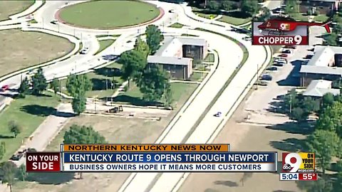 Ky. 9 connector opens final stretch in Newport