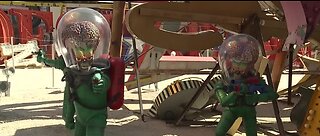 Tim Burton talks about influence of Las Vegas before opening of exhibit at Neon Museum