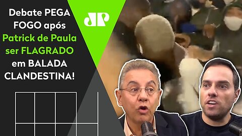 "Patrick de Paula foi um IMBECIL, mas a torcida do Palmeiras..." Debate FERVE após FLAGRA em FESTA!