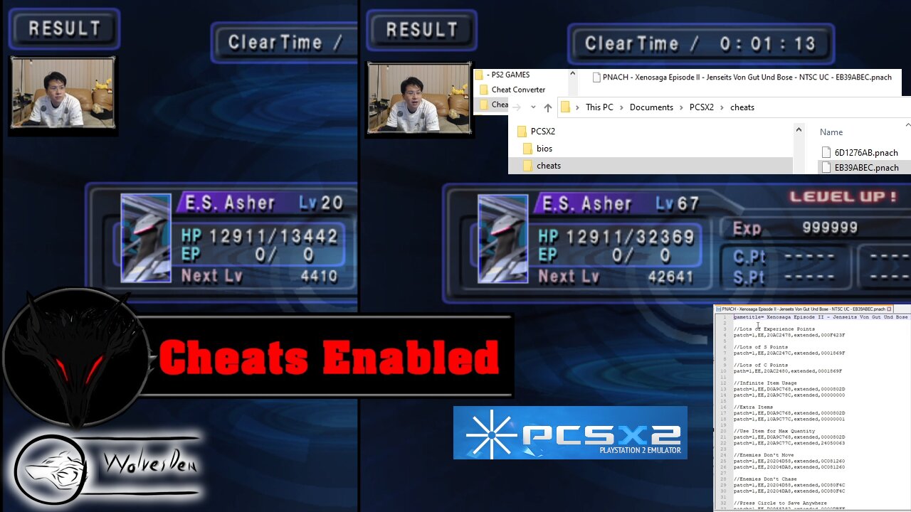 (PCSX2) PCSX2 - 2nd way to implement cheats PNACH way