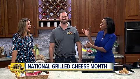 Chef Ben construct new twist on grilled cheese