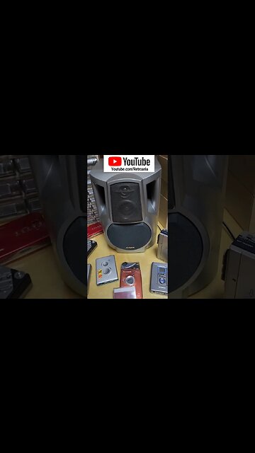 Caixas Acústicas AIWA SX-NS552 #AIWA #WALKMAN