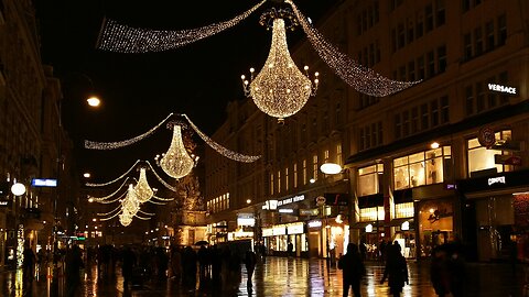 Виена, главната улица по Коледа - галерия в 4К