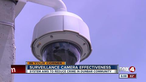 Are cameras in Dunbar reducing crime?