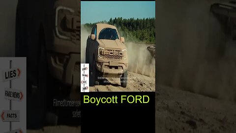 Ford Raptor New Commercial 2023 Boycott Ford