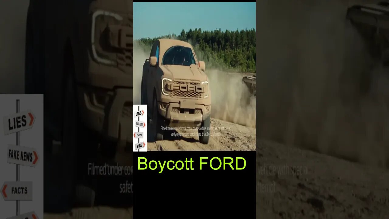 Ford Raptor New Commercial 2023 Boycott Ford