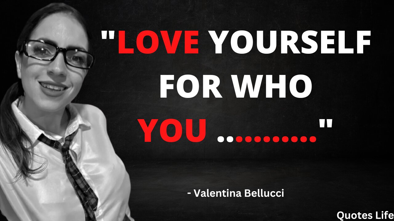 Valentina Bellucci: The Most Beautiful Woman in the World. Actress & Model Quotes.