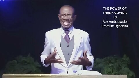 The Power of Thanksgiving | RevAmbassadorPromise