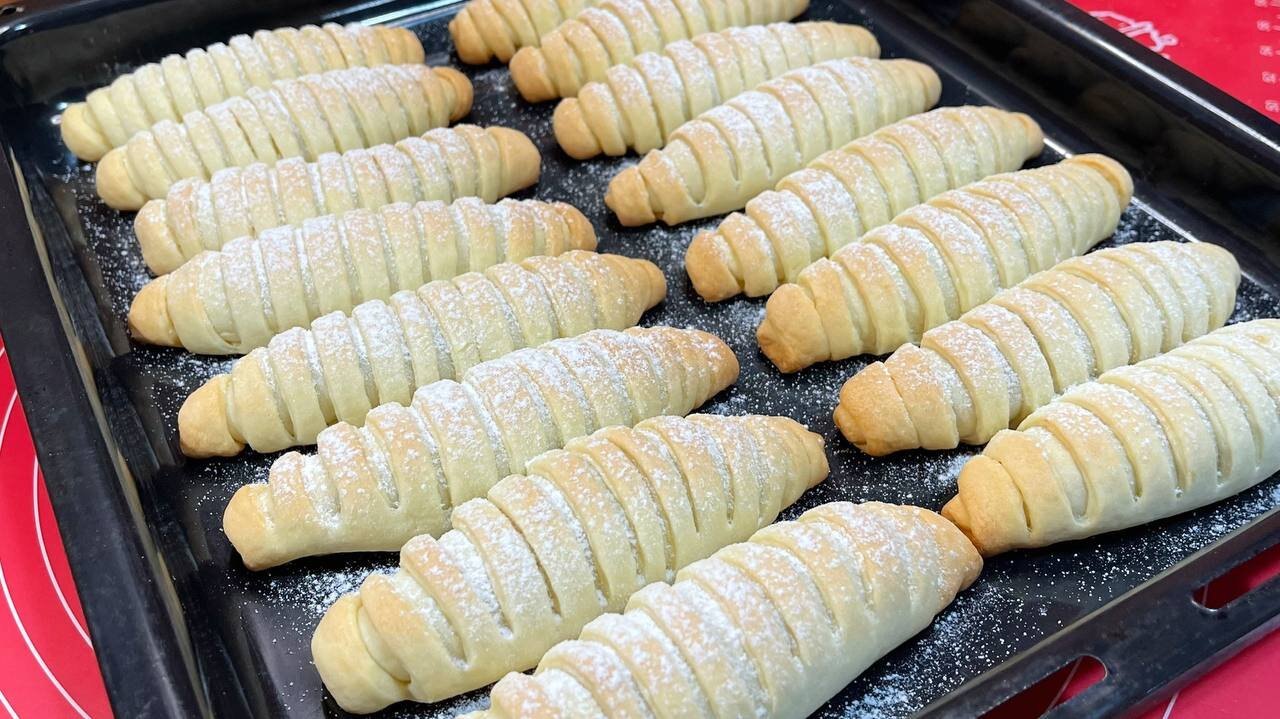 Cookies for tea: Crumbly and very, from simple products. Cooking is easy and simple.