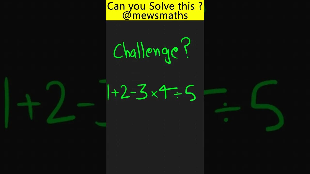 comment the ans ? | MEWS Maths #ssc #shorts