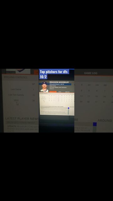 Dreams Top Pitchers for MLB DFS Today Main Slate 10/3/2022 Daily Fantasy Strategy