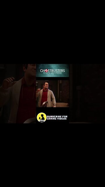 Ray Stantz speaks with the rookie Ghosbuster #ghostbusters #gameintro #xbox #videogames #raystantz