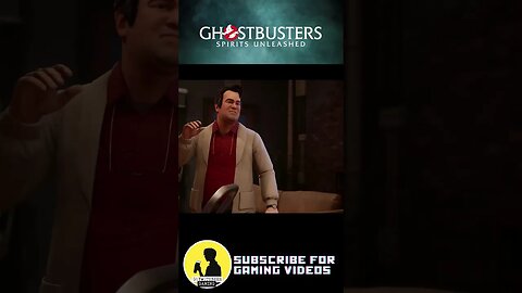 Ray Stantz speaks with the rookie Ghosbuster #ghostbusters #gameintro #xbox #videogames #raystantz