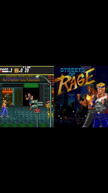 1991 Streets of Rage Arcade Game.