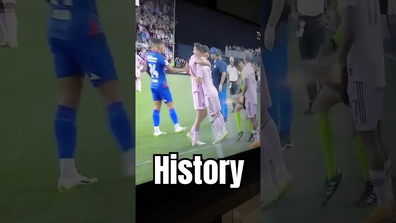 Messi First Play in MLS Inter Miami. #gamechanger #messi #shortshorts