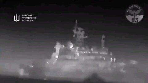 Ukraine kamikaze boats sink the Russian ship Caesar Kunikov in newly released video