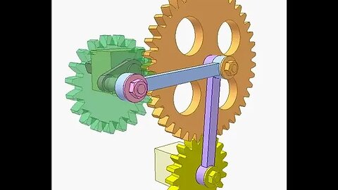 2093 Gear and linkage mechanism 12