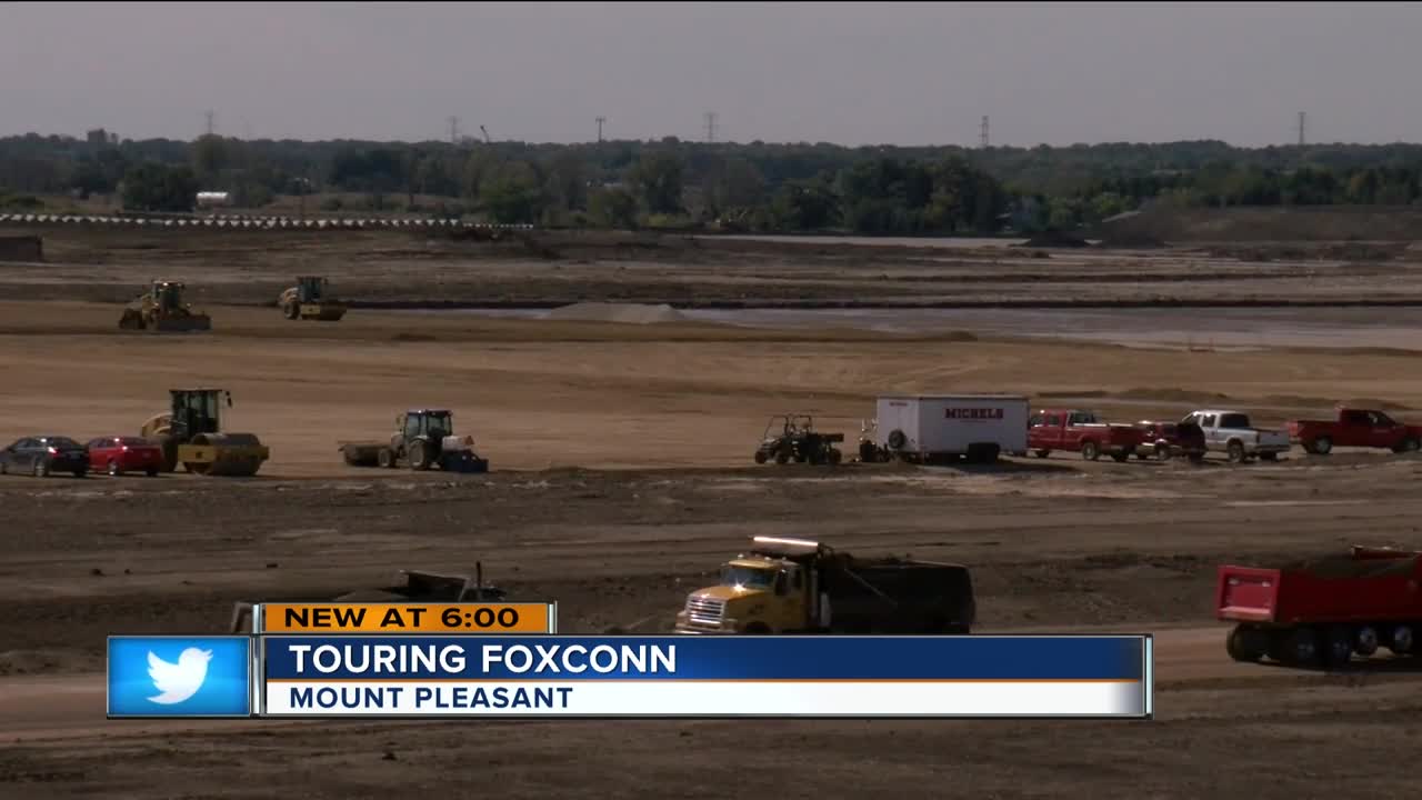 First look at the Foxconn construction in Racine County