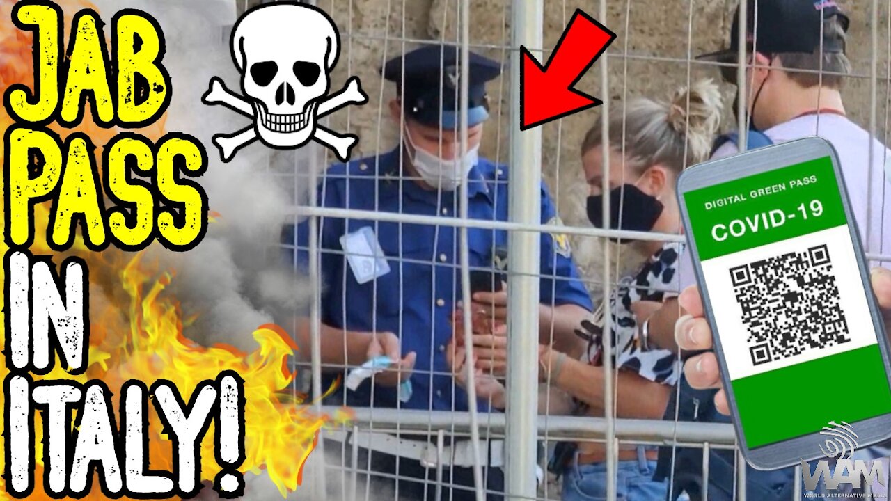 EXCLUSIVE: Vaccine Passports ENFORCED In Italy! - This Is INSANE!