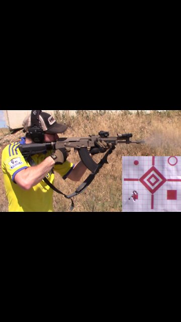 Shooting Red Squares with a Gucci Rifle Dynamics AK47