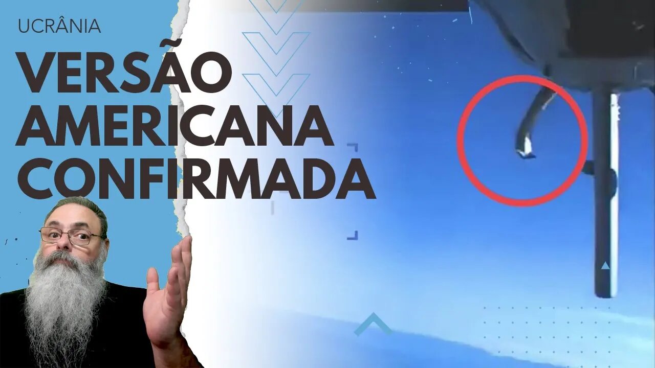 IMAGENS do DRONE AMERICANO confirmam VERSÃO AMERICANA da COLISÃO com o JATO RUSSO no MAR NEGRO