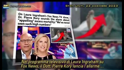 FOX NEWS - LAURA INGRAHAM HA INTERVISTATO IL DR PIERRE KORY <<Aumenta il numero dei giovani che muore prematuramente>> (22 dic 2023)