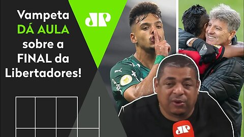 "Gente, é Palmeiras x Flamengo! E você VEM ME FALAR que..." Vampeta DÁ AULA sobre a FINAL!