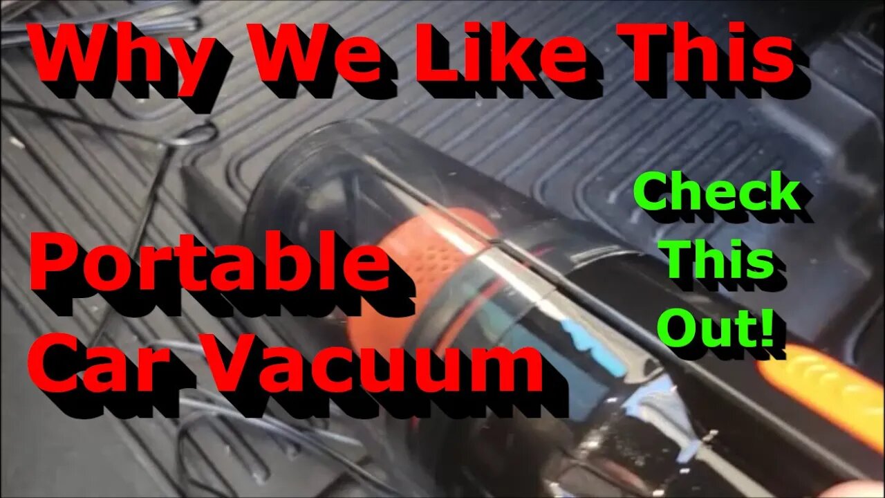 Why We Like This Portable Car Vacuum - Check This Out!