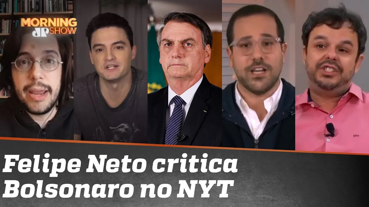 "Felipe Neto é reflexo da falência do sistema educacional", diz Paulo Mathias. Adrilles/Joel/NYT