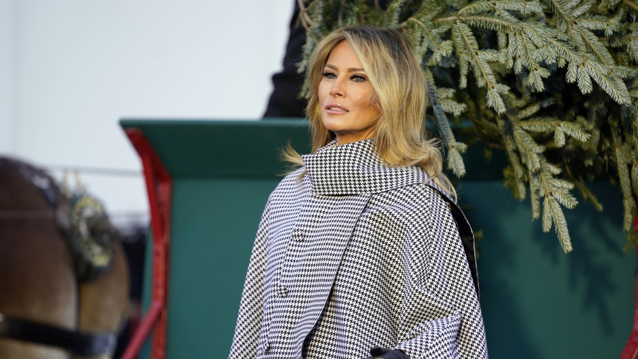 First Lady Melania Trump Gives Farewell Address