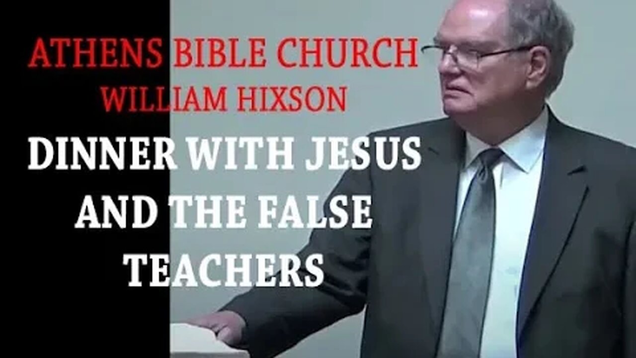 Dinner With Jesus and The False Teachers - Luke 14:1-6 - Athens Bible Church