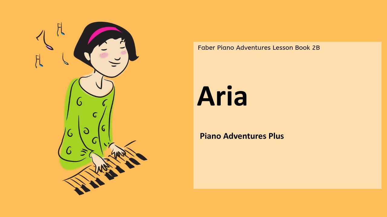 Piano Adventures Lesson Book 2B - Aria