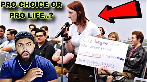 Woke Pro-Choice College Student STUNNED by KRISTAN HAWKINS ON ABORTION..