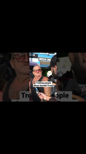 Trolling people about Donald Trump