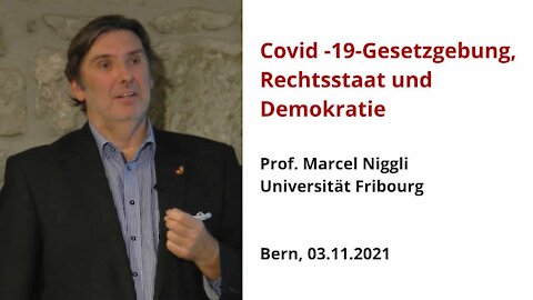 Referat Prof. Marcel Niggli, 03.11.2021 [Videoaufzeichnung]
