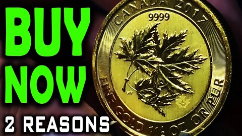 2 Reasons To Buy Gold NOW!