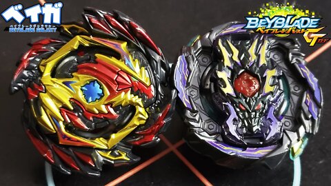 VENOM DIABOLOS .Vn.Bl vs DREAD BAHAMUT .7W.Om GEN (especial GT) - Beyblade Burst ベイブレードバースト