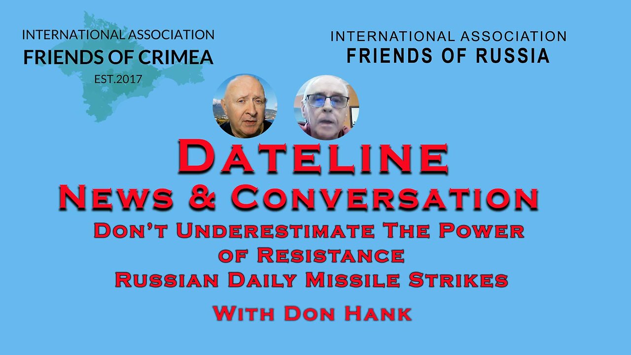 Russian Daily Missile Strikes - Don't Underestimate the Power of Resistance