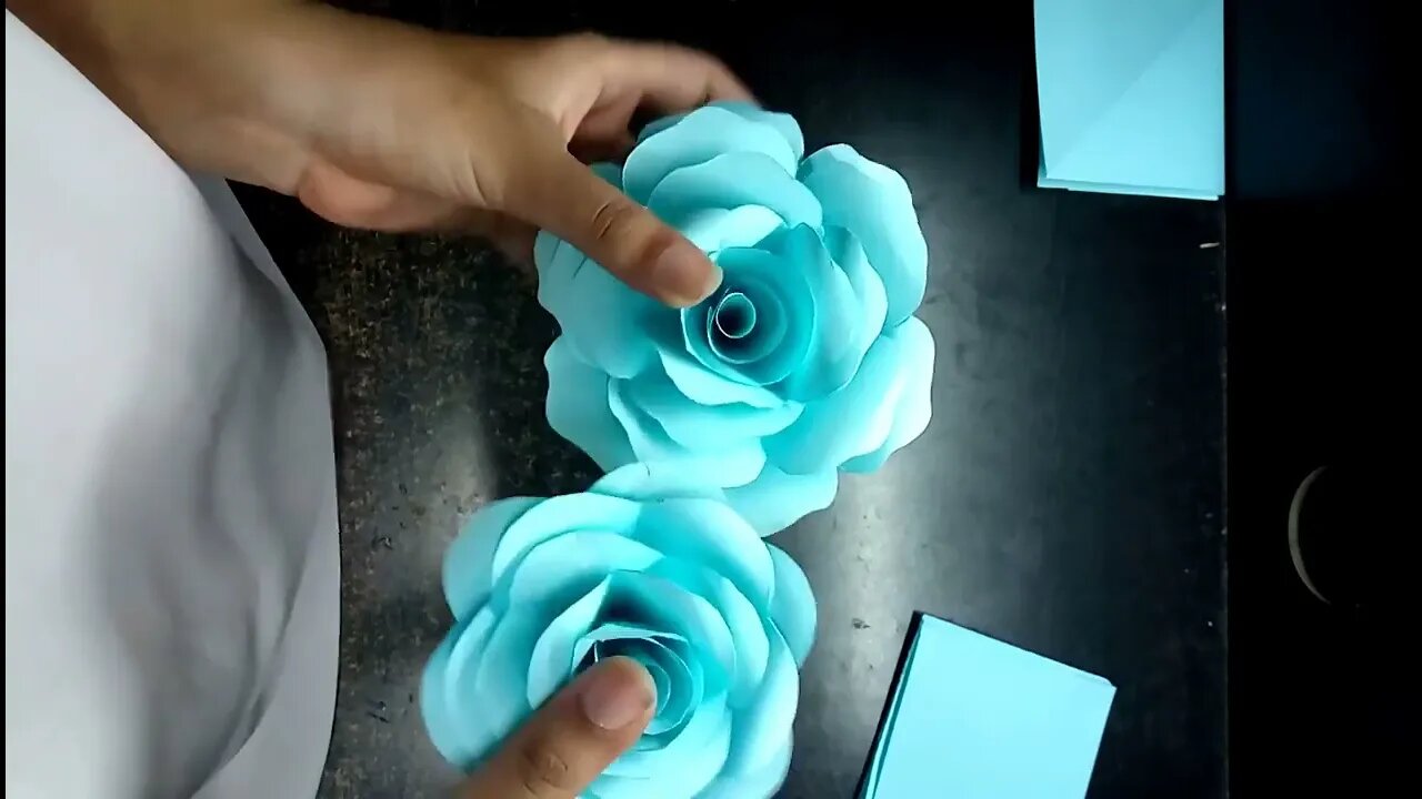 DIY How to make realistic and easy paper roses