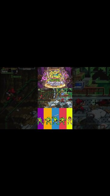 TARTARUGAS NINJAS SHORTS #67 - FASE 12