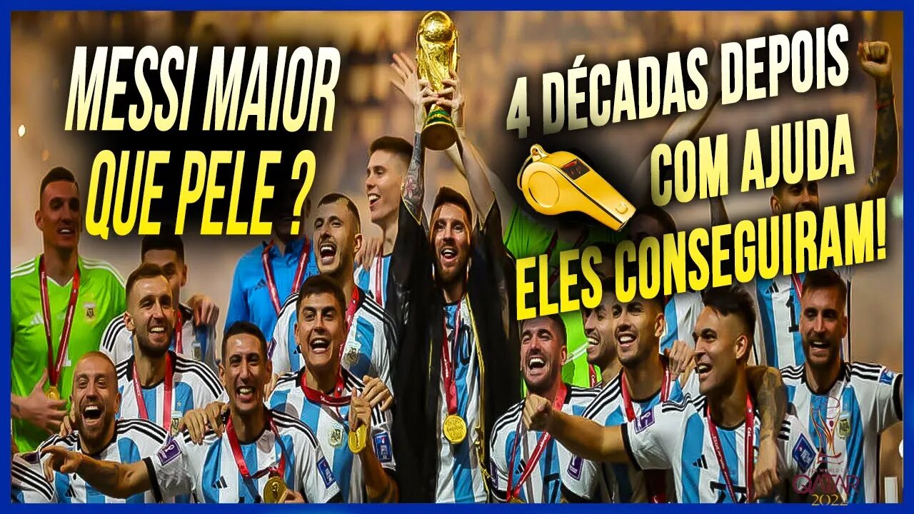 TRAGÉDIA NÃO É EVITADA, ARGENTINA CAMPEÃ DO MUNDO!! O QUE ACONTECEU COM A FRANÇA NESSA FINAL??