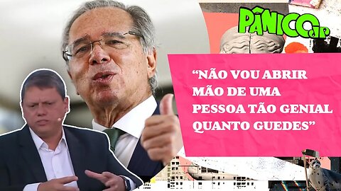 TARCÍSIO REVELA SE PAULO GUEDES SERÁ CONSELHEIRO DO GOVERNO DE SP