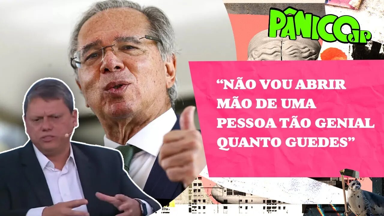 TARCÍSIO REVELA SE PAULO GUEDES SERÁ CONSELHEIRO DO GOVERNO DE SP