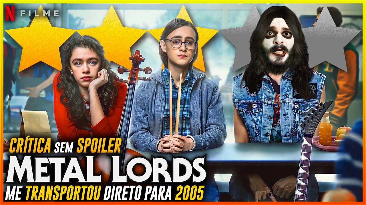 METAL LORDS é SIMPLES e DIVERTIDO | Crítica do Filme Netflix 2022 | Metal Lords Netflix Crítica