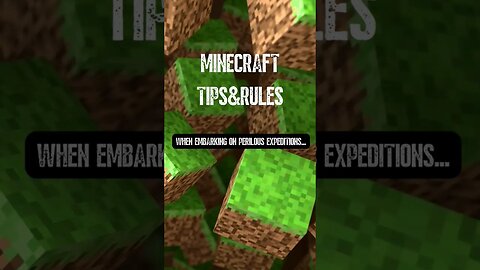 Minecraft Tips and Rules | EP 26 | #minecraft #shortvideo #facts #minecraftshorts #shorts #short