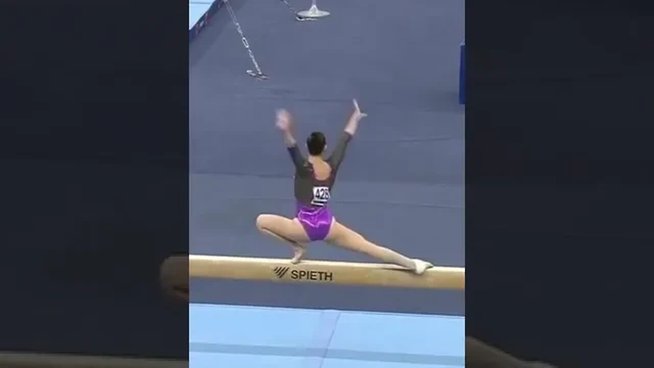 Giorgia Villa 🇮🇹 Balance Beam - Baku World Cup 2023 #shorts