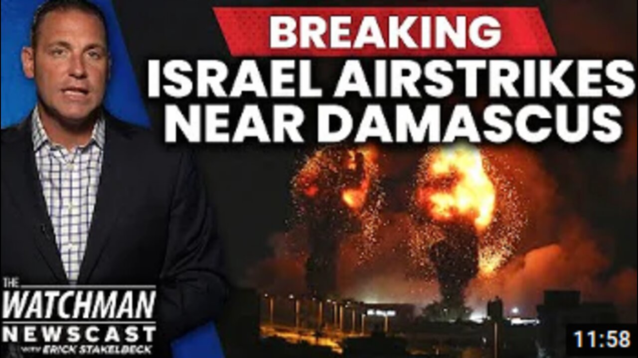 Israel AIRSTRIKES Target Iran Weapons Depot Near Damascus; Iran Nuclear ENDGAME?