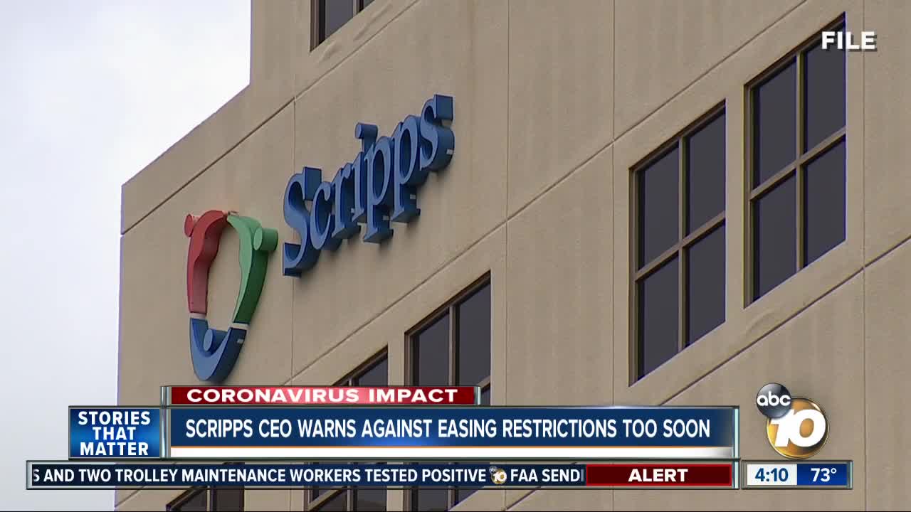 Scripps CEO warns against easing restrictions too soon