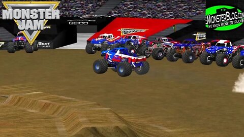 League Track Atlanta Custom BeamNG.Drive Monster Jam #BeamNGDriveMonsterJam