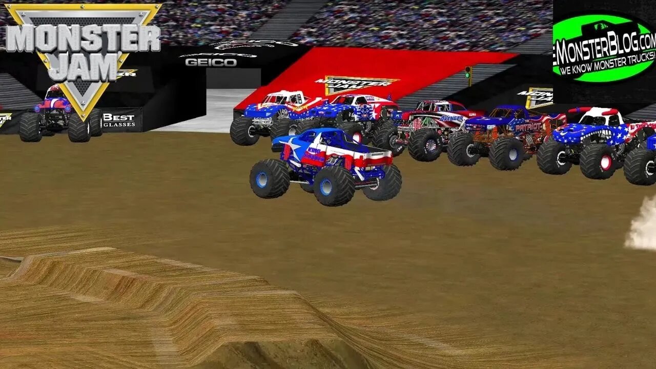 League Track Atlanta Custom BeamNG.Drive Monster Jam #BeamNGDriveMonsterJam